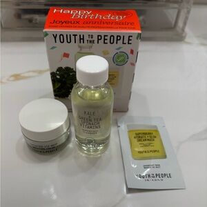 Youth to the People Travel Set (cleanser, moisturizer,  glow mask)
